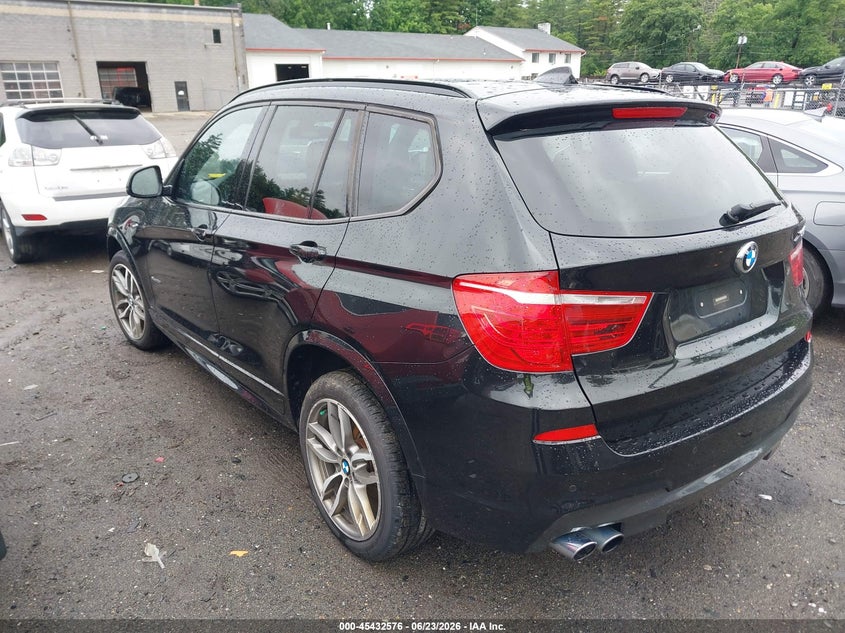 2017 BMW X3 VIN 5UXWX9C5XH0T08790 IAAI salvage auction — FRONT END, Salvage (Massachusetts), sold $3,900 on 2026-07-10 (photo 3)