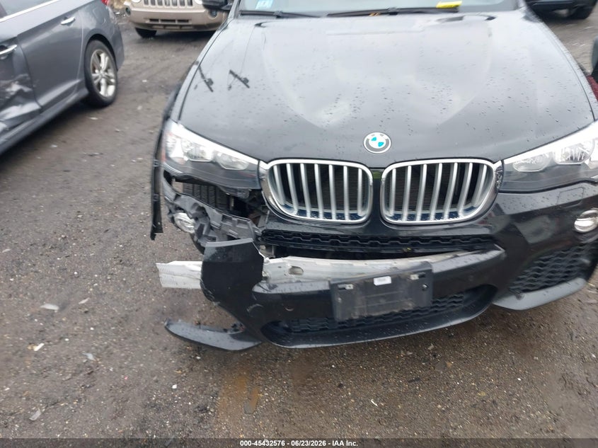 2017 BMW X3 VIN 5UXWX9C5XH0T08790 IAAI salvage auction — FRONT END, Salvage (Massachusetts), sold $3,900 on 2026-07-10 (photo 6)
