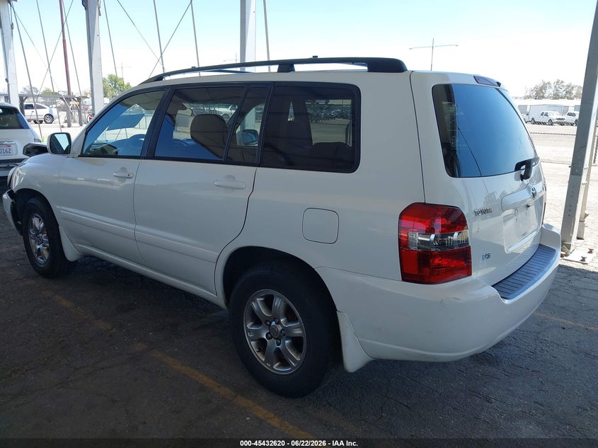 2006 Toyota Highlander VIN JTEGP21A860112739 IAAI salvage auction — FRONT END, Salvage (California), sold $825 on 2026-07-07 (photo 3)