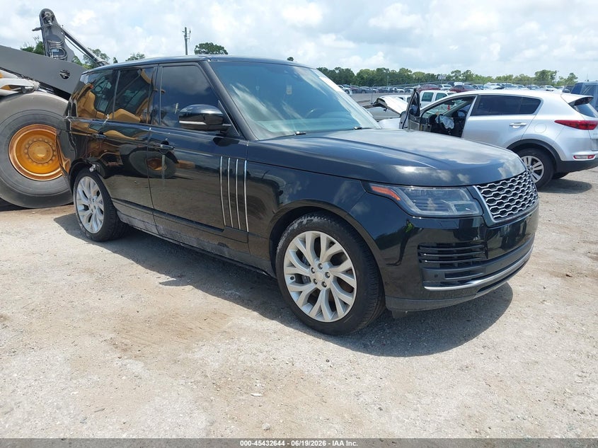 2019 Land rover RANGE ROVER VIN SALGS2SV7KA543770 IAAI salvage auction — THEFT, Salvage Title, sold $8,200 on 2026-07-27 (photo 1)