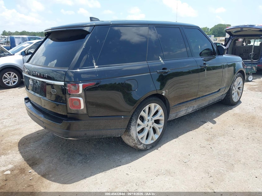 2019 Land rover RANGE ROVER VIN SALGS2SV7KA543770 IAAI salvage auction — THEFT, Salvage Title, sold $8,200 on 2026-07-27 (photo 4)