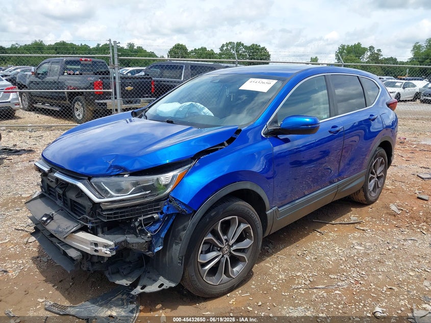 2020 Honda Cr-v VIN 7FARW2H88LE004691 IAAI salvage auction — FRONT END, Salvage (North Carolina), sold $5,200 on 2026-07-30 (photo 2)