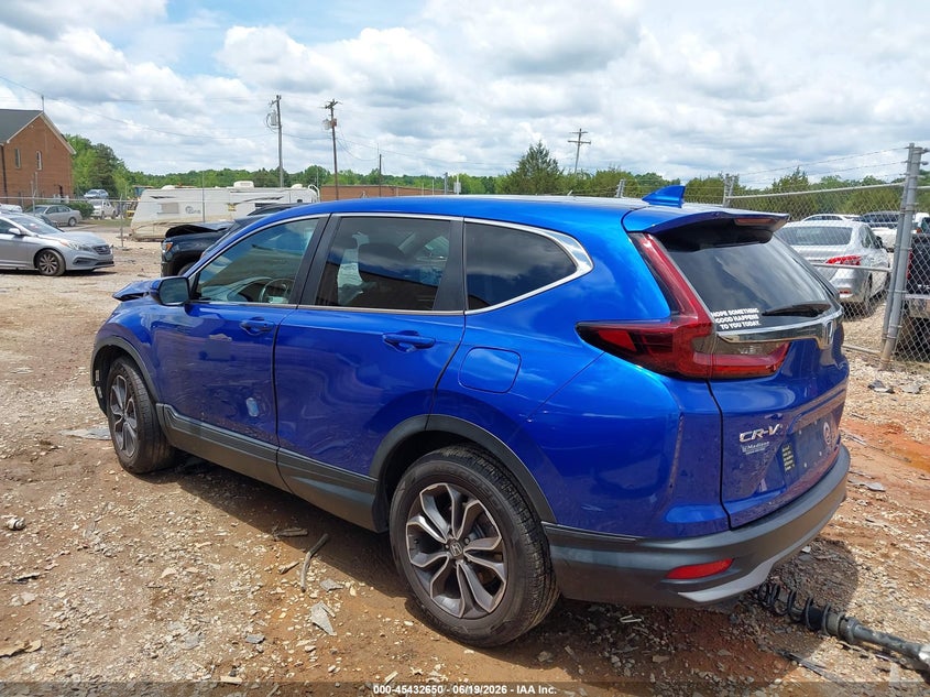 2020 Honda Cr-v VIN 7FARW2H88LE004691 IAAI salvage auction — FRONT END, Salvage (North Carolina), sold $5,200 on 2026-07-30 (photo 3)