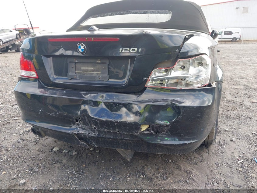 2008 BMW 1er VIN WBAUL73598VE89280 IAAI salvage auction — REAR END, Salvage (Georgia), sold $125 on 2026-07-23 (photo 6)