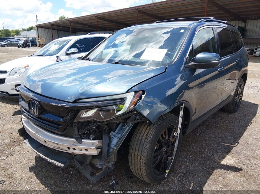 2022 Honda Pilot VIN 5FNYF6H28NB004364 IAAI salvage auction — FRONT END, Salvage (Ohio), sold $6,100 on 2026-07-09 (photo 2)