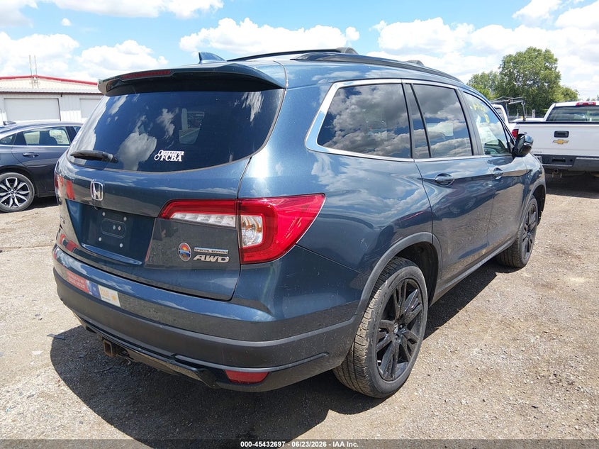 2022 Honda Pilot VIN 5FNYF6H28NB004364 IAAI salvage auction — FRONT END, Salvage (Ohio), sold $6,100 on 2026-07-09 (photo 4)