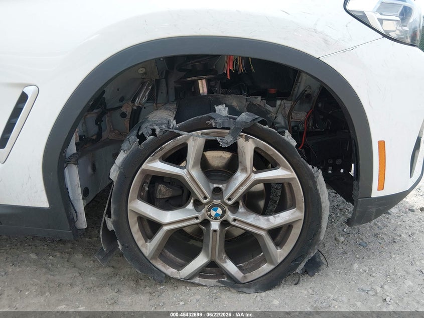 2022 BMW X3 VIN 5UX53DP01N9L25672 IAAI salvage auction — UNDERCARRIAGE, Salvage (Pennsylvania), sold $18,800 on 2026-07-10 (photo 6)