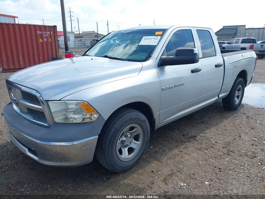 2012 Ram 1500 VIN 1C6RD6FP2CS242405 IAAI salvage auction — ENGINE DAMAGE, Salvage (Texas), sold $1,050 on 2026-08-14 (photo 2)