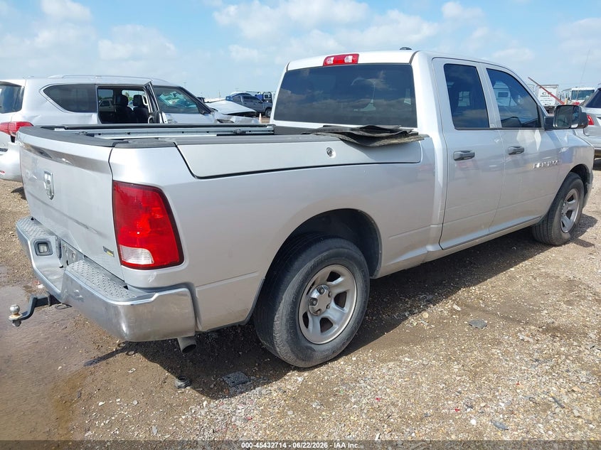 2012 Ram 1500 VIN 1C6RD6FP2CS242405 IAAI salvage auction — ENGINE DAMAGE, Salvage (Texas), sold $1,050 on 2026-08-14 (photo 4)