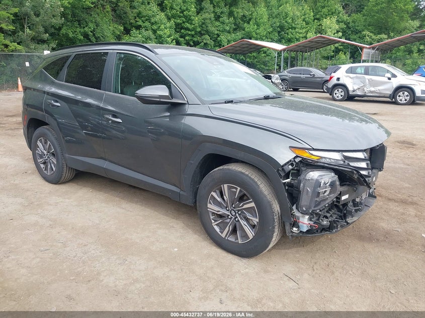2022 Hyundai Tucson VIN KM8JBCA17NU030731 IAAI salvage auction — FRONT END, Salvage - 75% Or Less (Maryland), sold $9,500 on 2026-07-07 (photo 1)
