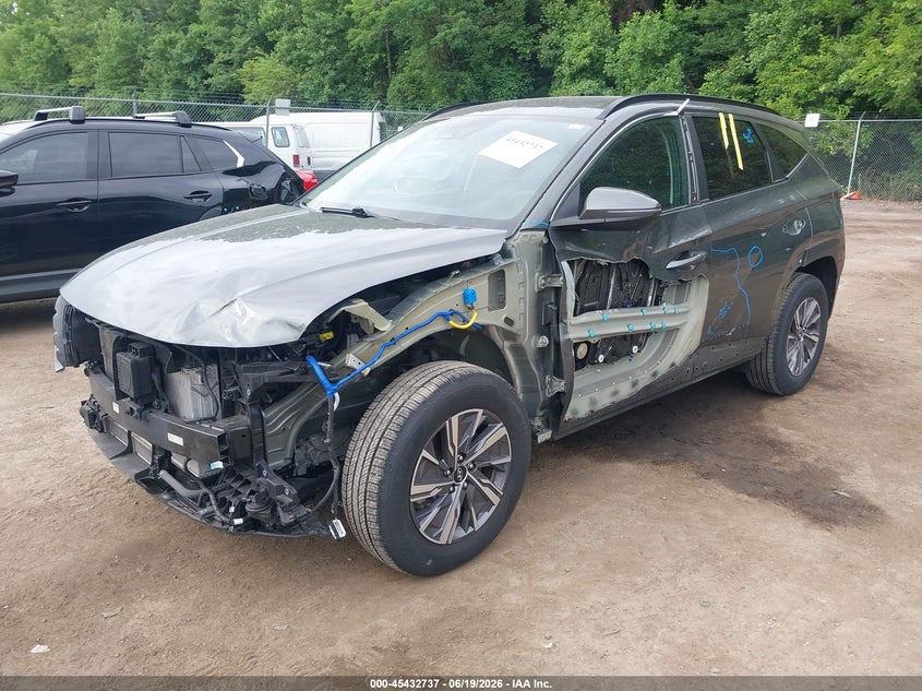 2022 Hyundai Tucson VIN KM8JBCA17NU030731 IAAI salvage auction — FRONT END, Salvage - 75% Or Less (Maryland), sold $9,500 on 2026-07-07 (photo 2)
