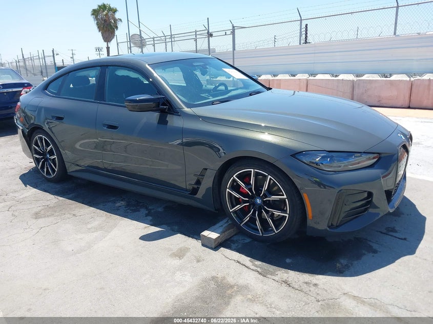 2023 BMW I4 VIN WBY33AW01PFN80043 — IAAI salvage auction photo
