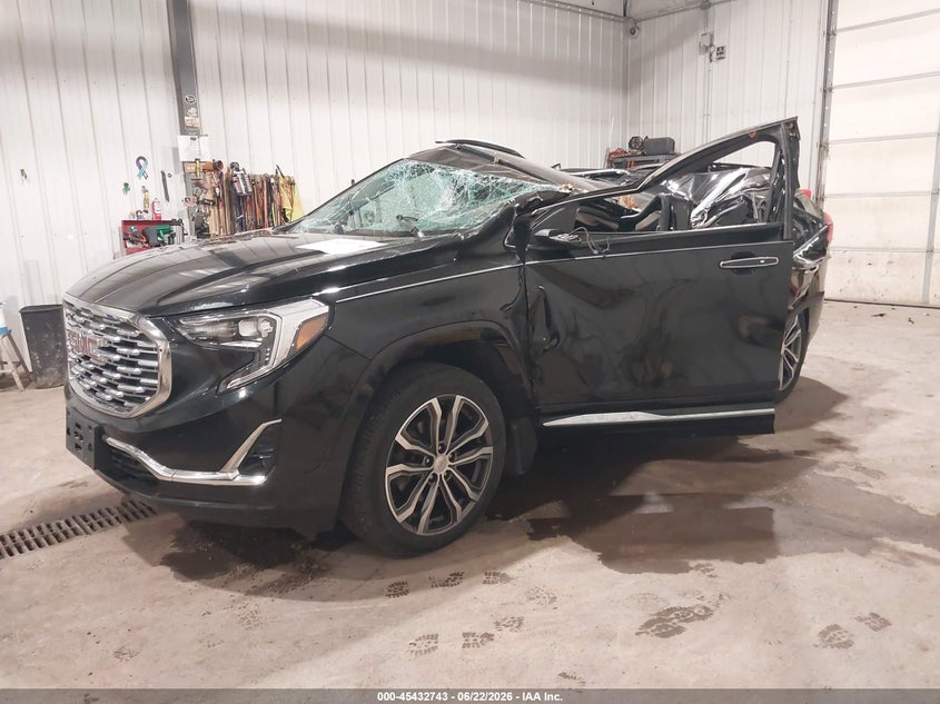 2018 Gmc Terrain VIN 3GKALXEX0JL251779 IAAI salvage auction — STORM DAMAGE, Junking Certificate (Iowa), sold $675 on 2026-07-18 (photo 2)