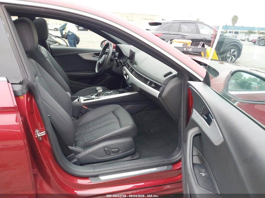 2018 Audi A5 VIN WAUANCF50JA046317 IAAI salvage auction — LEFT REAR, Salvage (California), sold $8,925 on 2026-07-06 (photo 5)