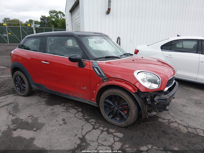 2014 Mini Paceman VIN WMWSS7C5XEWS44405 IAAI salvage auction — FRONT END, Salvage (Pennsylvania), sold $900 on 2026-07-07 (photo 1)