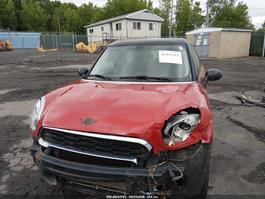 2014 Mini Paceman VIN WMWSS7C5XEWS44405 IAAI salvage auction — FRONT END, Salvage (Pennsylvania), sold $900 on 2026-07-07 (photo 6)