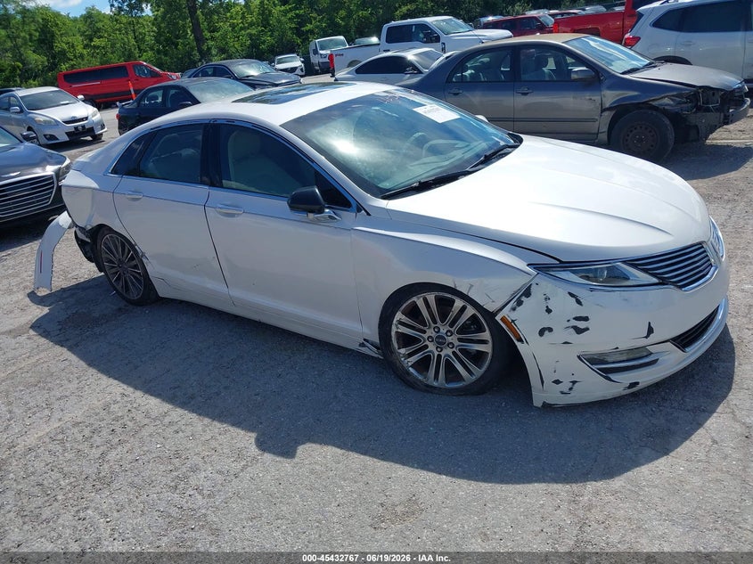 2015 Lincoln Mkz VIN 3LN6L2LU2FR615861 IAAI salvage auction — FRONT END, Salvage Title, sold $400 on 2026-09-07 (photo 1)