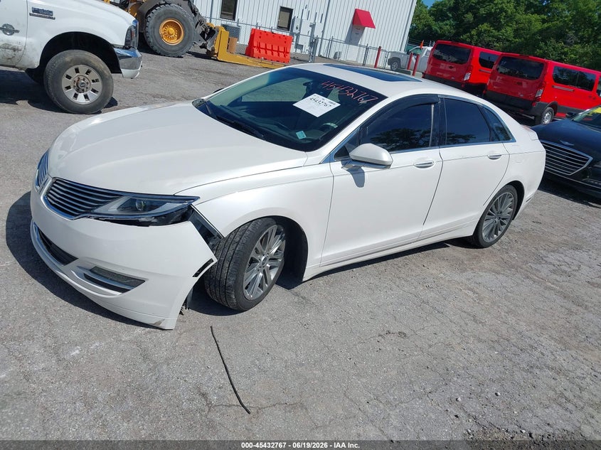2015 Lincoln Mkz VIN 3LN6L2LU2FR615861 IAAI salvage auction — FRONT END, Salvage Title, sold $400 on 2026-09-07 (photo 2)
