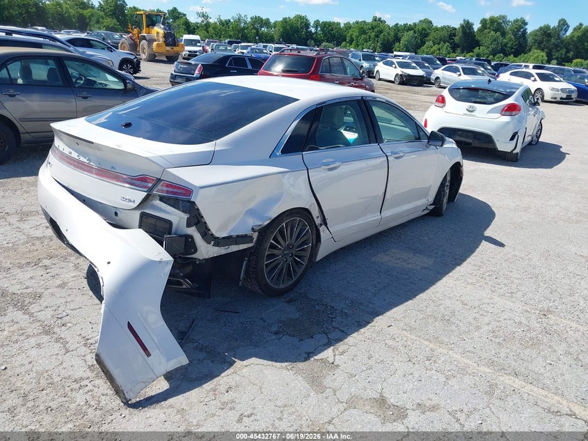 2015 Lincoln Mkz VIN 3LN6L2LU2FR615861 IAAI salvage auction — FRONT END, Salvage Title, sold $400 on 2026-09-07 (photo 4)
