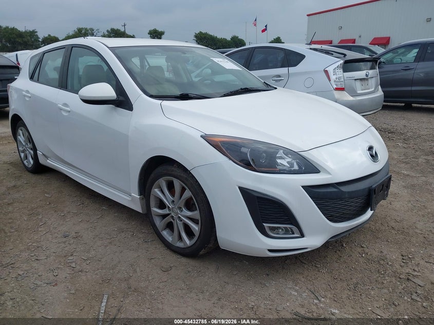 2010 Mazda 3 VIN JM1BL1H58A1100655 IAAI salvage auction — NORMAL WEAR, Original (Texas), sold $925 on 2026-07-07 (photo 1)