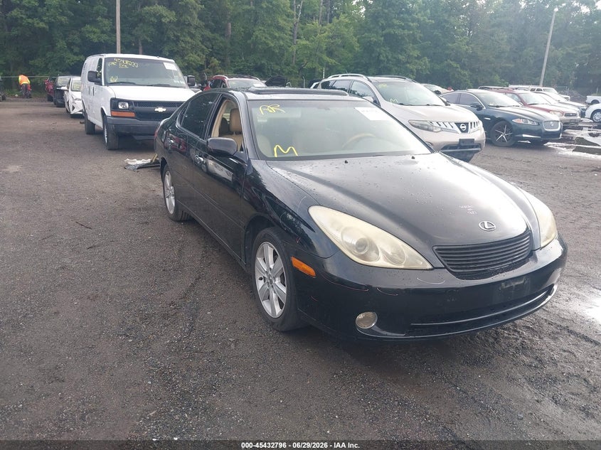 2005 Lexus Es 330 VIN JTHBA30G455073501 IAAI salvage auction — REAR END, Salvage - Greater Than 75% (Maryland), sold $550 on 2026-07-09 (photo 1)