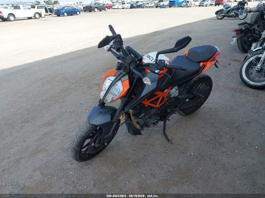 2023 Ktm 390 adventure VIN MD2JPJ402PN201695 IAAI salvage auction — FRONT END, Salvage Title, sold $300 on 2026-07-22 (photo 2)