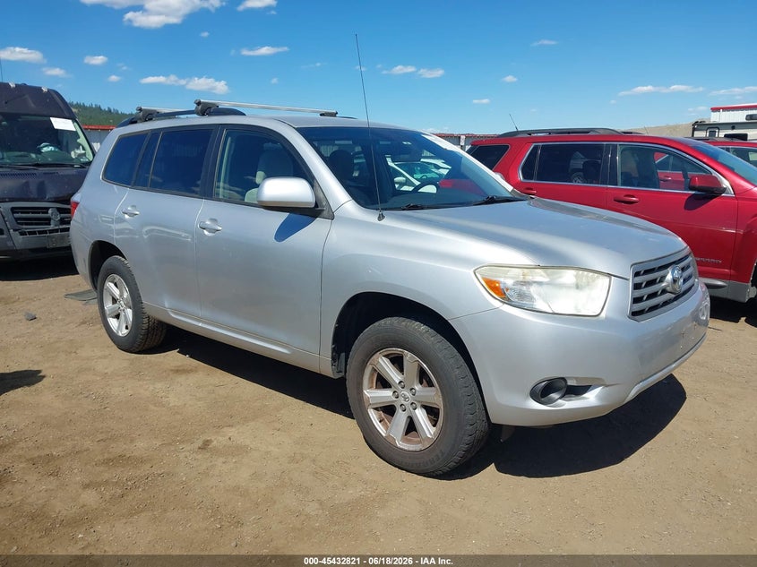 2008 Toyota Highlander VIN JTEDS41A582037325 IAAI salvage auction — NORMAL WEAR, Clear (Washington), sold $1,150 on 2026-07-14 (photo 1)