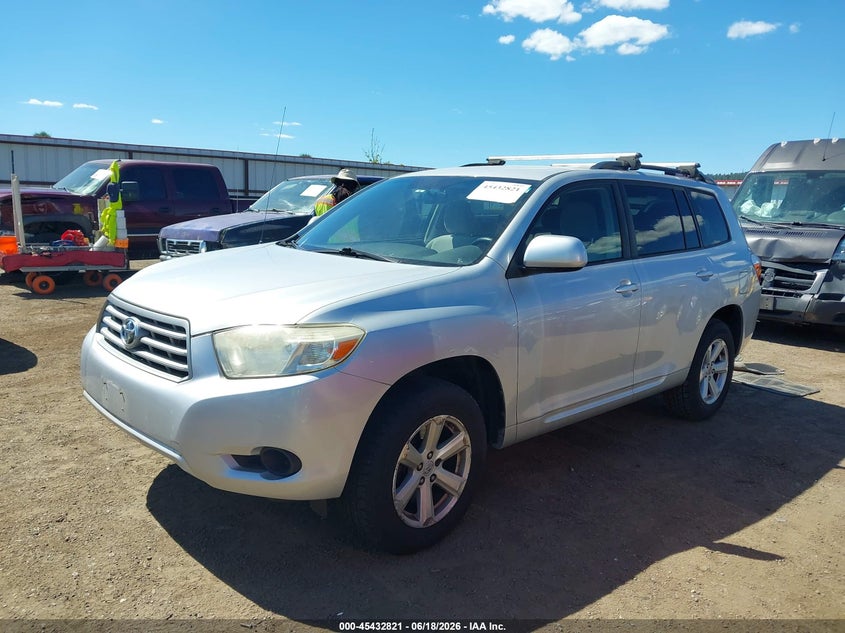 2008 Toyota Highlander VIN JTEDS41A582037325 IAAI salvage auction — NORMAL WEAR, Clear (Washington), sold $1,150 on 2026-07-14 (photo 2)