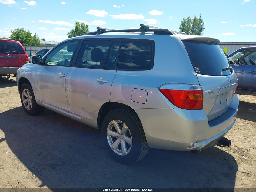 2008 Toyota Highlander VIN JTEDS41A582037325 IAAI salvage auction — NORMAL WEAR, Clear (Washington), sold $1,150 on 2026-07-14 (photo 3)