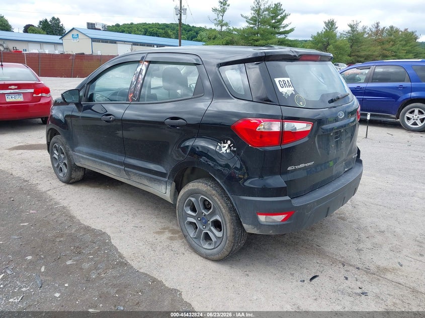 2022 Ford Ecosport VIN MAJ6S3FL2NC474793 IAAI salvage auction — FRONT & REAR, Salvage (Pennsylvania), sold $25 on 2026-07-22 (photo 3)