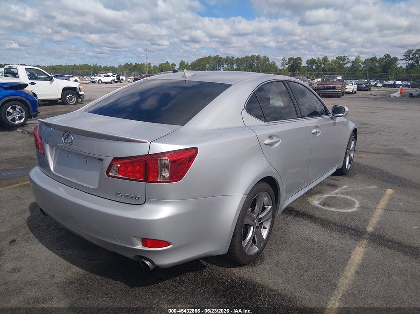 2011 Lexus Is 250 VIN JTHBF5C2XB5131216 IAAI salvage auction — LEFT SIDE, Salvage (South Carolina), sold $25 on 2026-07-29 (photo 4)