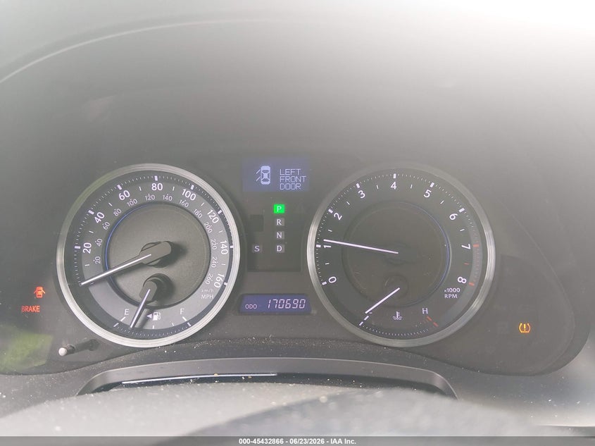 2011 Lexus Is 250 VIN JTHBF5C2XB5131216 IAAI salvage auction — LEFT SIDE, Salvage (South Carolina), sold $25 on 2026-07-29 (photo 7)