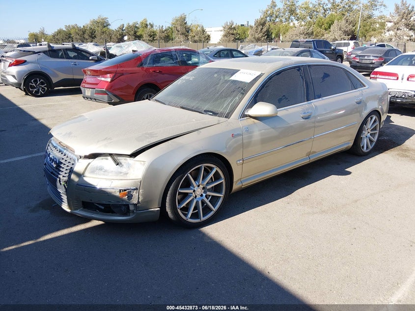 2007 Audi A8 VIN WAUMV44E47N014767 IAAI salvage auction — FRONT END, Salvage (California), sold $25 on 2026-07-13 (photo 2)