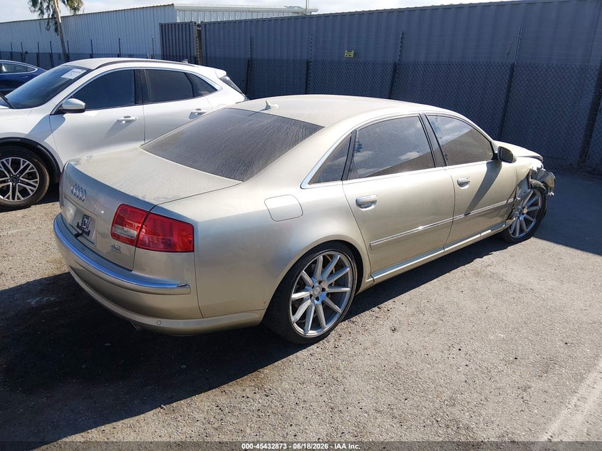 2007 Audi A8 VIN WAUMV44E47N014767 IAAI salvage auction — FRONT END, Salvage (California), sold $25 on 2026-07-13 (photo 4)