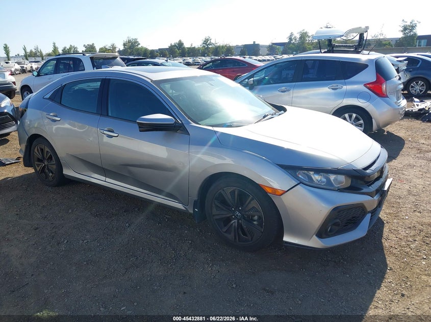 2018 Honda Civic VIN SHHFK7H54JU420682 IAAI salvage auction — REAR END, Salvage (California), sold $4,550 on 2026-07-13 (photo 1)