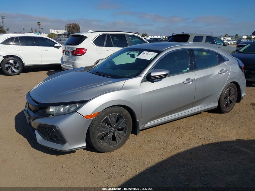 2018 Honda Civic VIN SHHFK7H54JU420682 IAAI salvage auction — REAR END, Salvage (California), sold $4,550 on 2026-07-13 (photo 2)