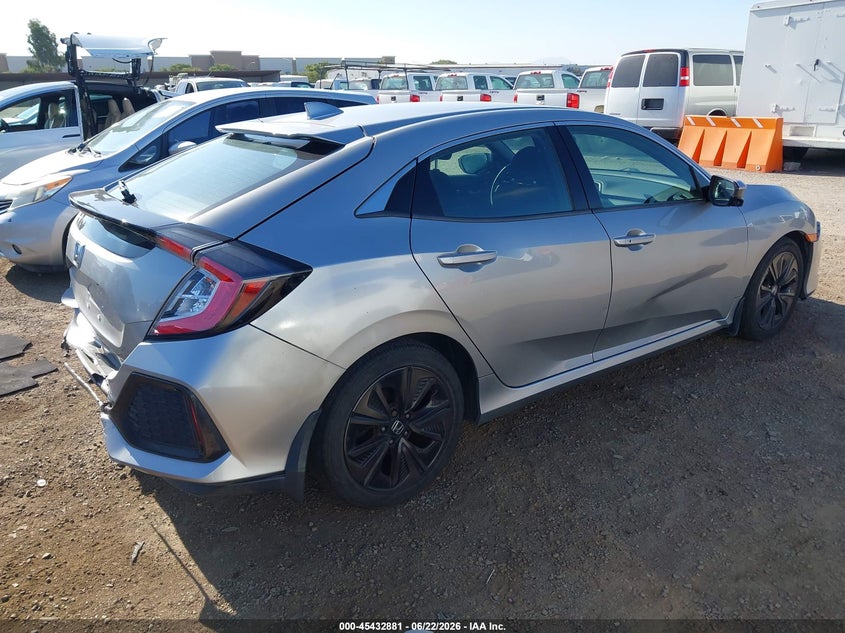 2018 Honda Civic VIN SHHFK7H54JU420682 IAAI salvage auction — REAR END, Salvage (California), sold $4,550 on 2026-07-13 (photo 4)