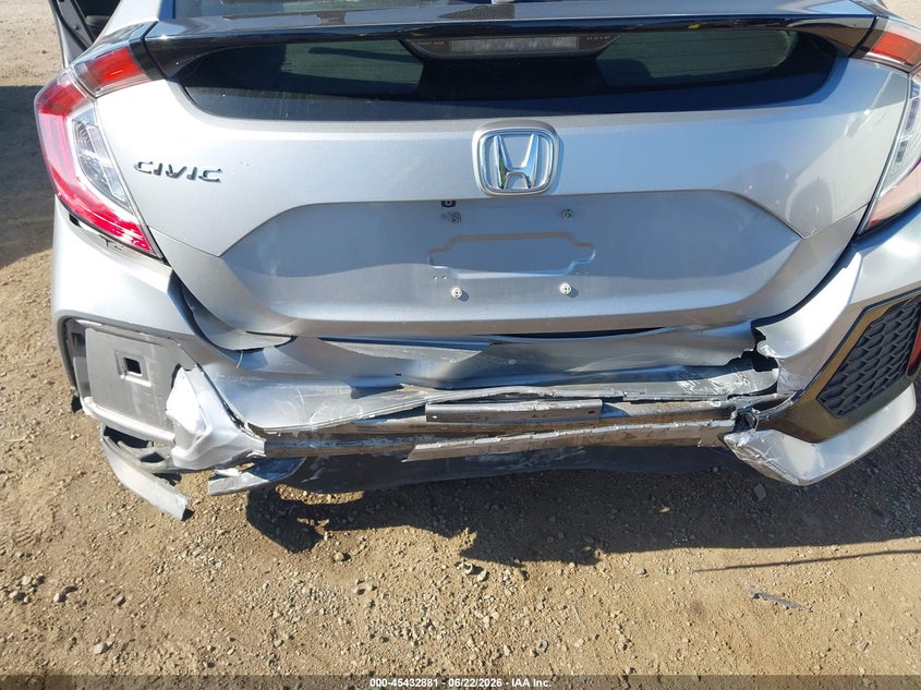 2018 Honda Civic VIN SHHFK7H54JU420682 IAAI salvage auction — REAR END, Salvage (California), sold $4,550 on 2026-07-13 (photo 6)