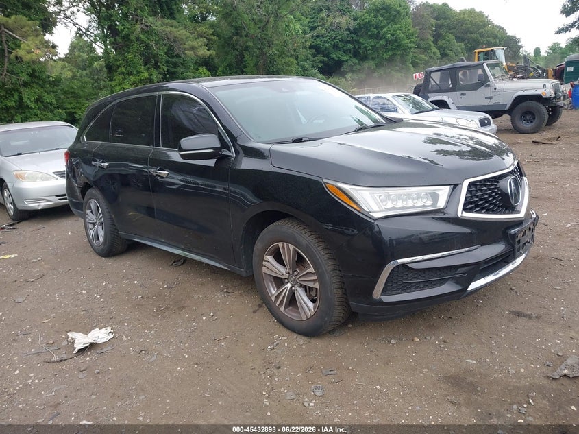 2019 Acura Mdx VIN 5J8YD4H35KL031597 IAAI salvage auction — RIGHT SIDE, Mv-907A (New York), sold $7,950 on 2026-08-01 (photo 1)
