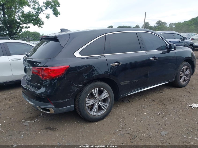 2019 Acura Mdx VIN 5J8YD4H35KL031597 IAAI salvage auction — RIGHT SIDE, Mv-907A (New York), sold $7,950 on 2026-08-01 (photo 4)