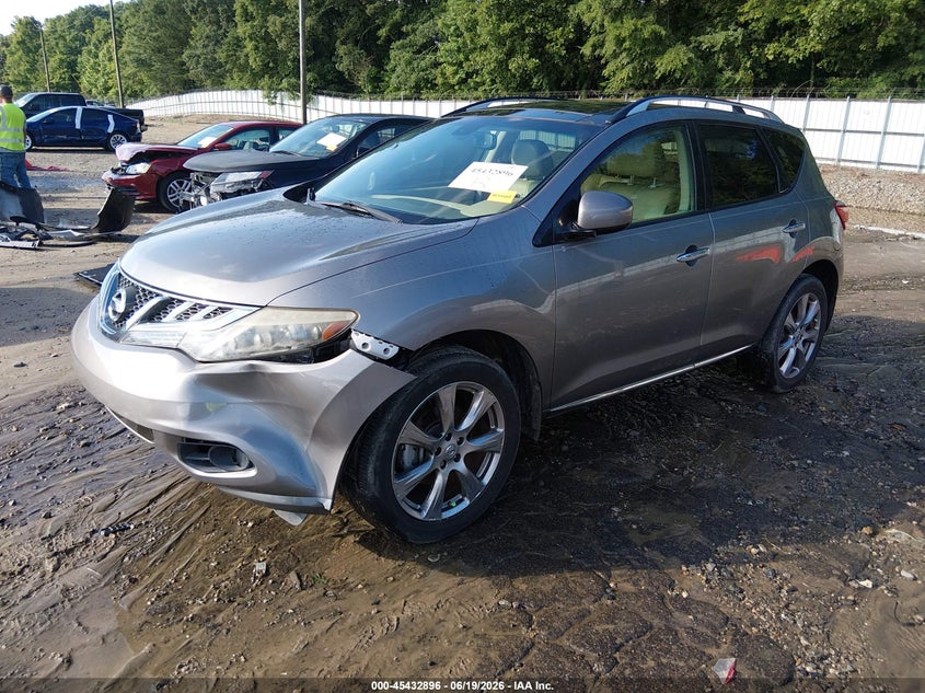 2012 Nissan Murano VIN JN8AZ1MU4CW118751 IAAI salvage auction — LEFT FRONT, Salvage (Georgia), sold $525 on 2026-07-30 (photo 2)