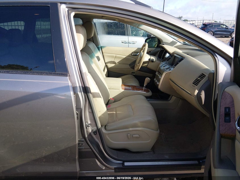 2012 Nissan Murano VIN JN8AZ1MU4CW118751 IAAI salvage auction — LEFT FRONT, Salvage (Georgia), sold $525 on 2026-07-30 (photo 5)
