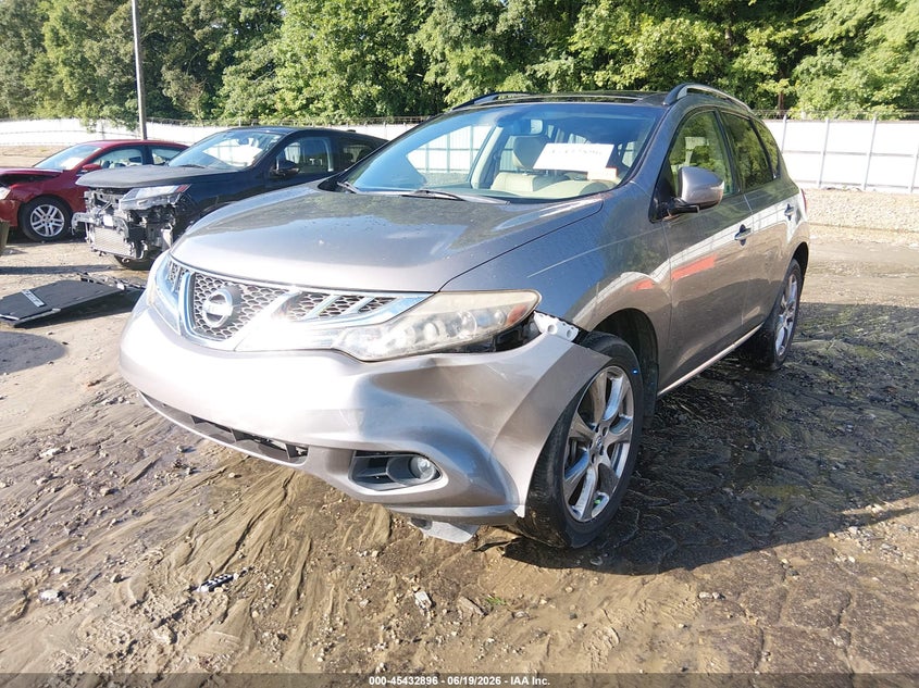 2012 Nissan Murano VIN JN8AZ1MU4CW118751 IAAI salvage auction — LEFT FRONT, Salvage (Georgia), sold $525 on 2026-07-30 (photo 6)