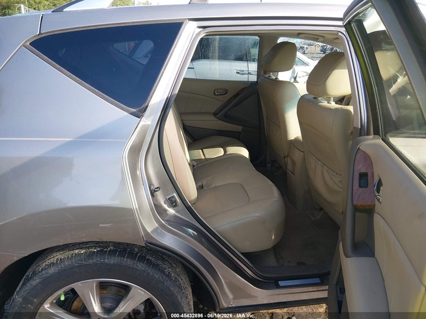 2012 Nissan Murano VIN JN8AZ1MU4CW118751 IAAI salvage auction — LEFT FRONT, Salvage (Georgia), sold $525 on 2026-07-30 (photo 8)