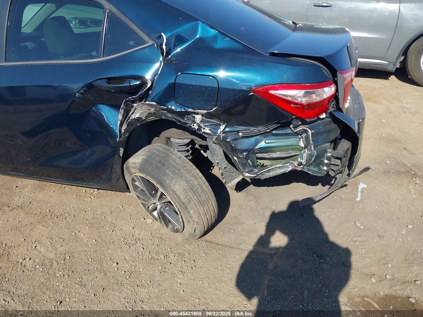2017 Toyota Corolla VIN 5YFBURHE3HP569038 IAAI salvage auction — LEFT REAR, Salvage (California), sold $3,450 on 2026-07-13 (photo 6)