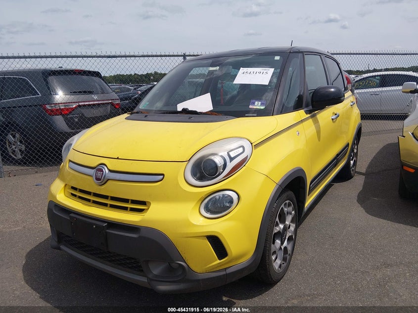 2014 Fiat 500l VIN ZFBCFADH4EZ023594 IAAI salvage auction — TRANSMISSION, Clear (New Jersey), sold $550 on 2026-07-27 (photo 2)