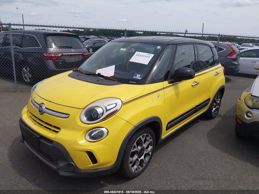 2014 Fiat 500l VIN ZFBCFADH4EZ023594 IAAI salvage auction — TRANSMISSION, Clear (New Jersey), sold $550 on 2026-07-27 (photo 6)