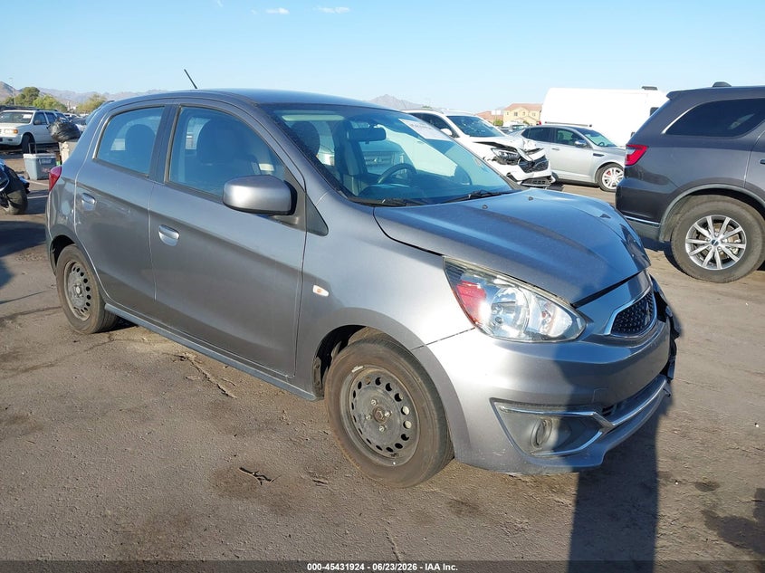 2020 Mitsubishi Mirage VIN ML32A3HJ1LH003535 IAAI salvage auction — LEFT FRONT, Salvage (Arizona), sold $1,050 on 2026-07-07 (photo 1)