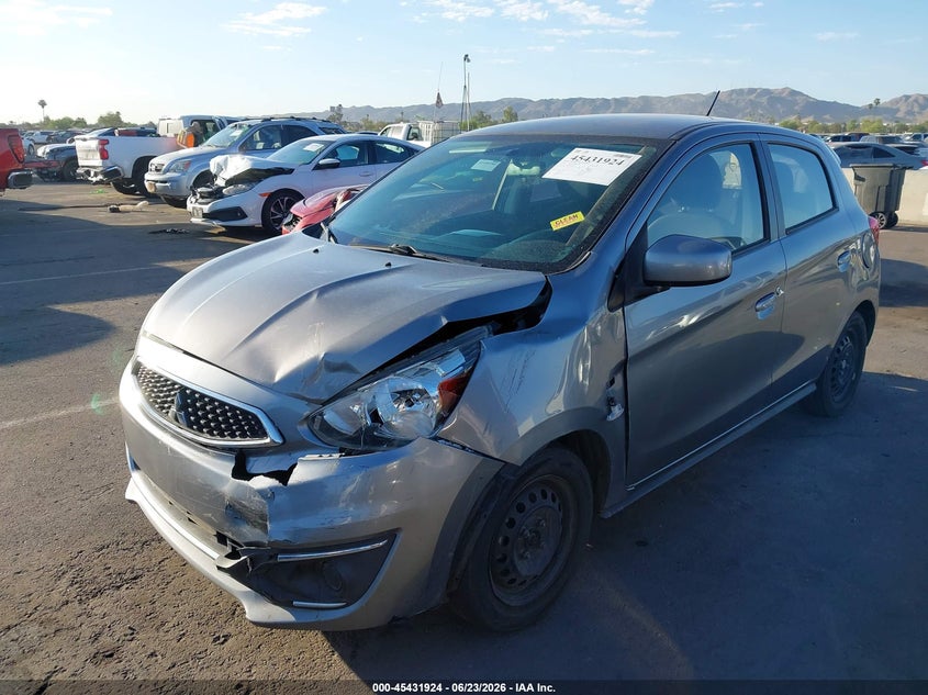 2020 Mitsubishi Mirage VIN ML32A3HJ1LH003535 IAAI salvage auction — LEFT FRONT, Salvage (Arizona), sold $1,050 on 2026-07-07 (photo 2)