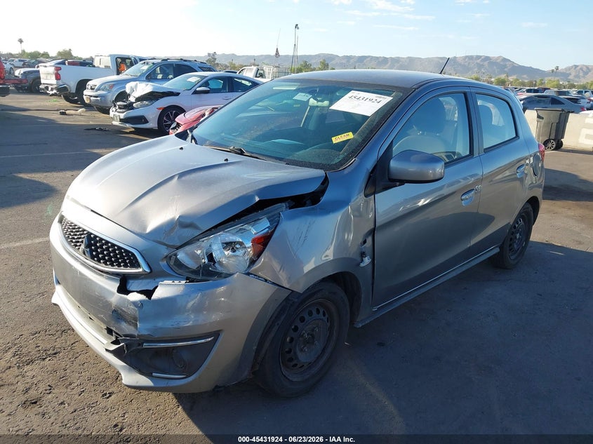 2020 Mitsubishi Mirage VIN ML32A3HJ1LH003535 IAAI salvage auction — LEFT FRONT, Salvage (Arizona), sold $1,050 on 2026-07-07 (photo 6)